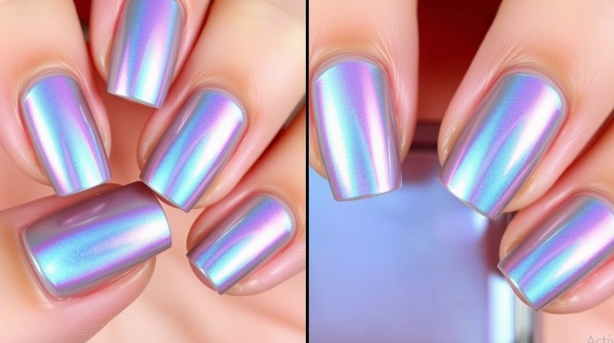 Iridescent Nail Polish: A Trendy and Magical Look